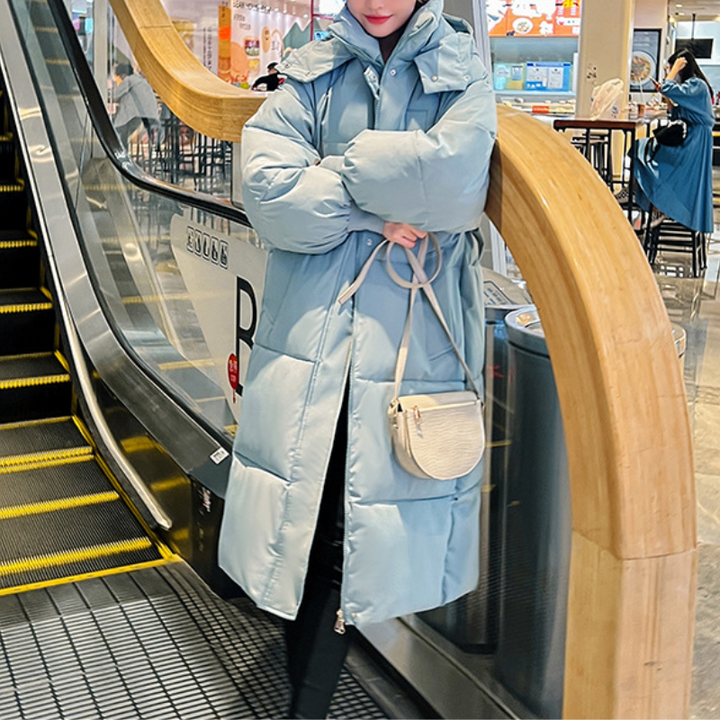 Karsyn™ | Knee Length Cotton Padded Korean Style Quilted Jacket