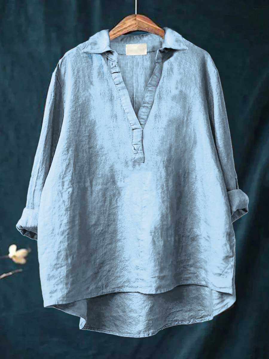 Andréa | Elegant Natural Blouse