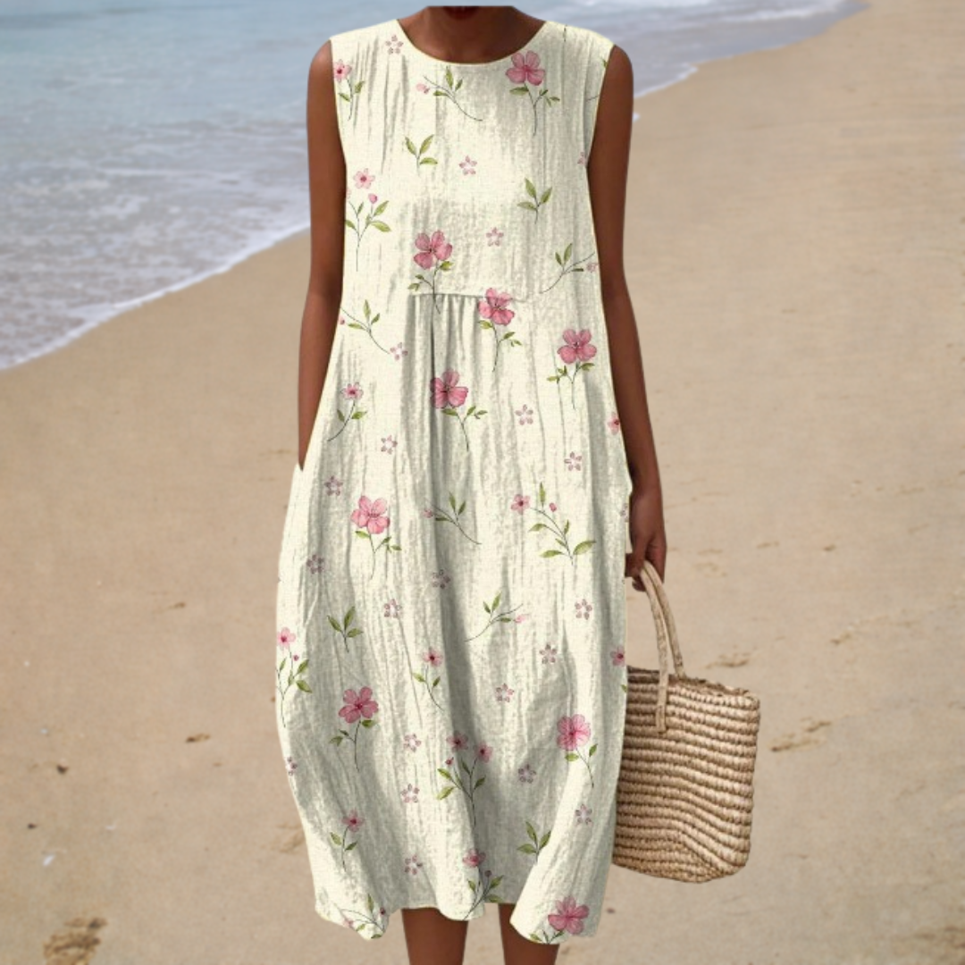 Comfortable sleeveless summer dress