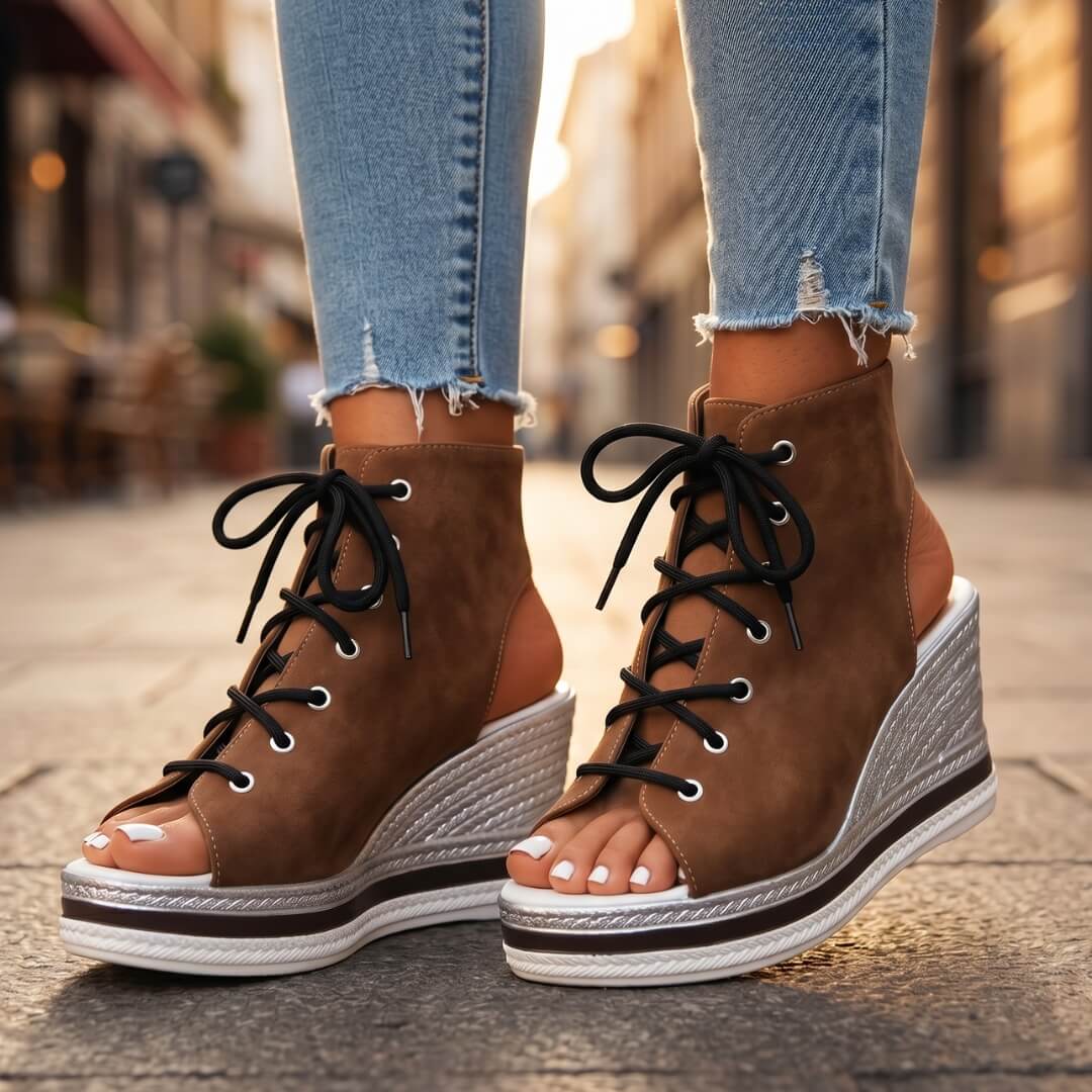 Clara Wedge Sandals