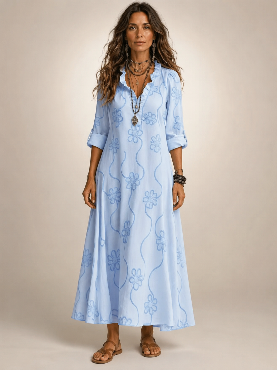 Merle | Tummy-Hiding Floral Summer Dress
