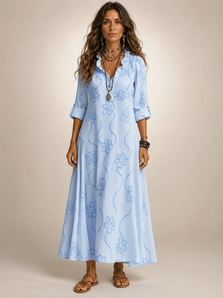 Merle | Tummy-Hiding Floral Summer Dress