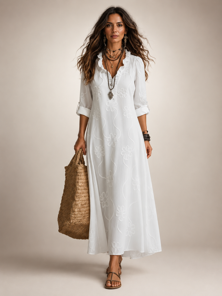 Merle | Tummy-Hiding Floral Summer Dress
