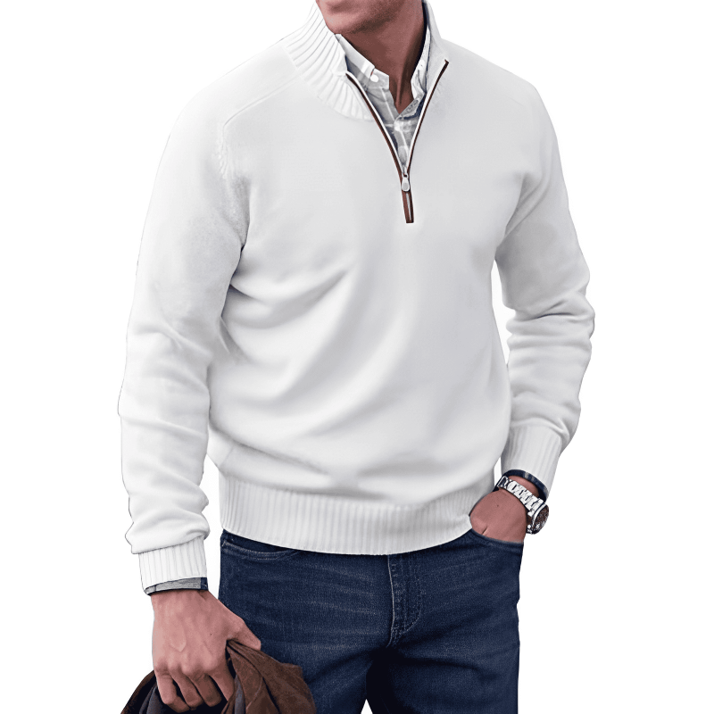 Noah™ - Elegant zippered sweater