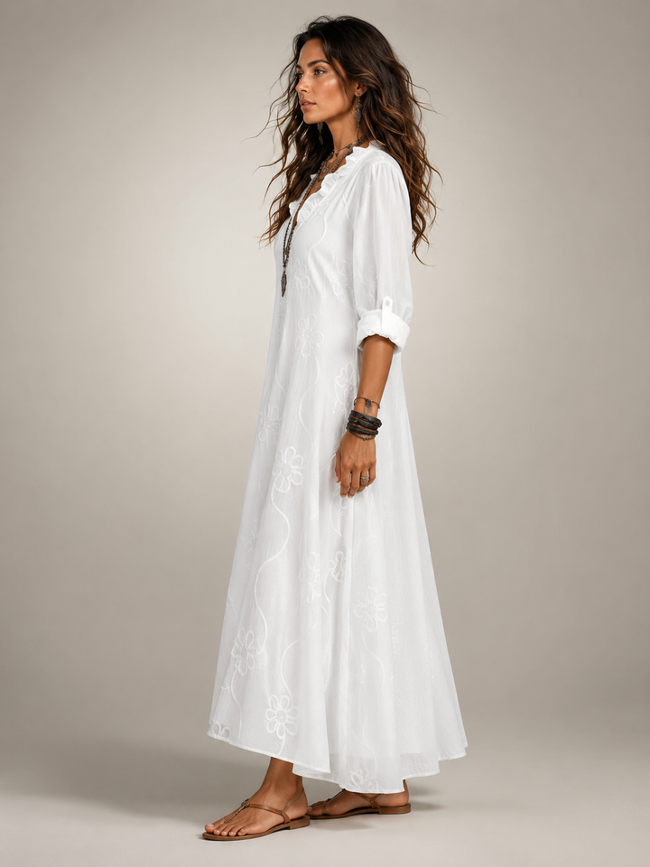 Merle | Tummy-Hiding Floral Summer Dress