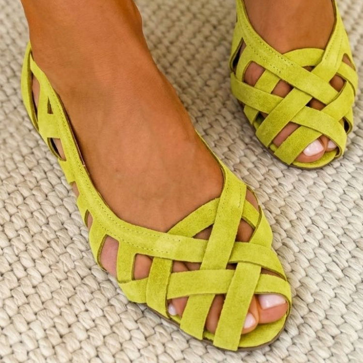 Colorful Comfortable Caterina Braided Sandals