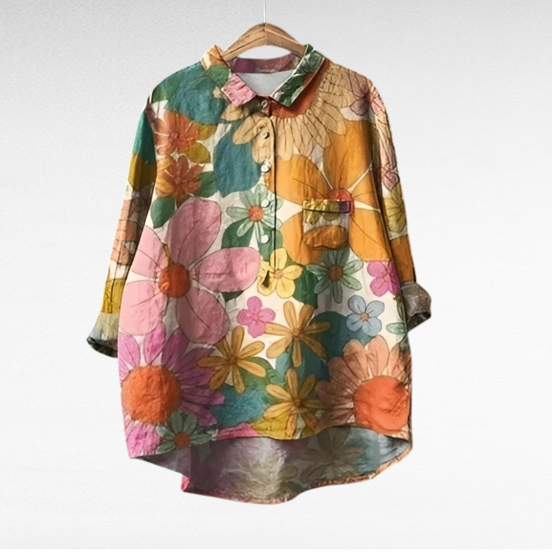 Solène | Chic Floral Top