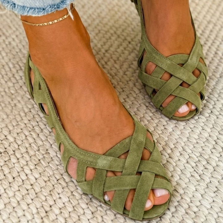 Colorful Comfortable Caterina Braided Sandals