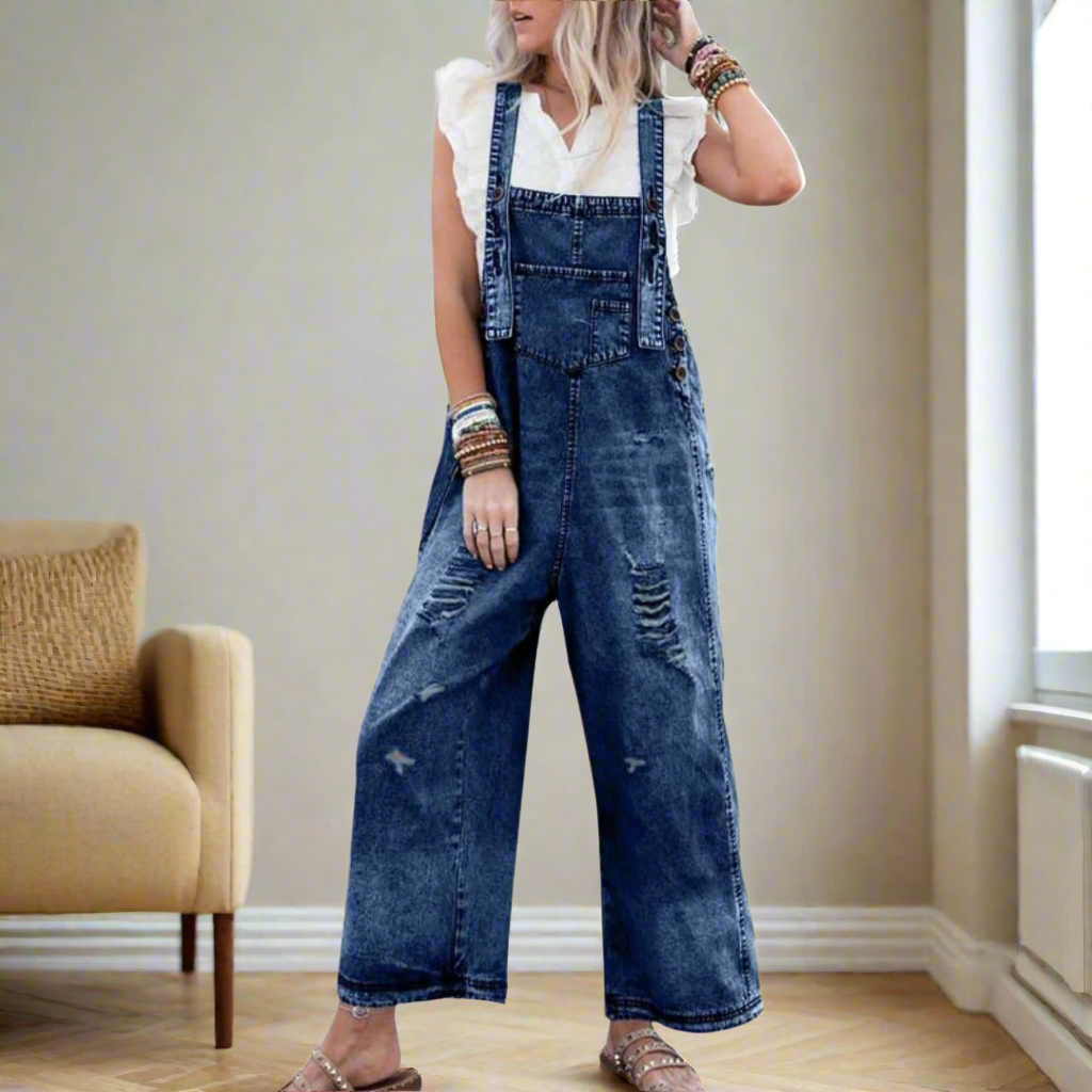 Shabby | Vintage Wash Adjustable Jumpsuit