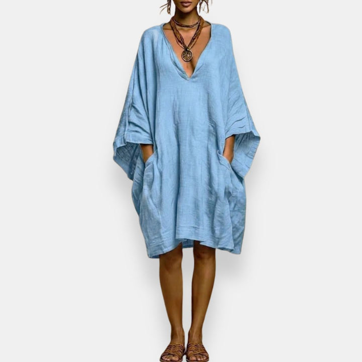 Cassienne | Oversized V-Neck Dress