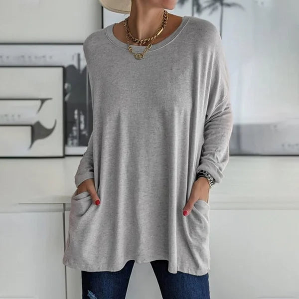 Marie | Relaxed Long Sleeve Top