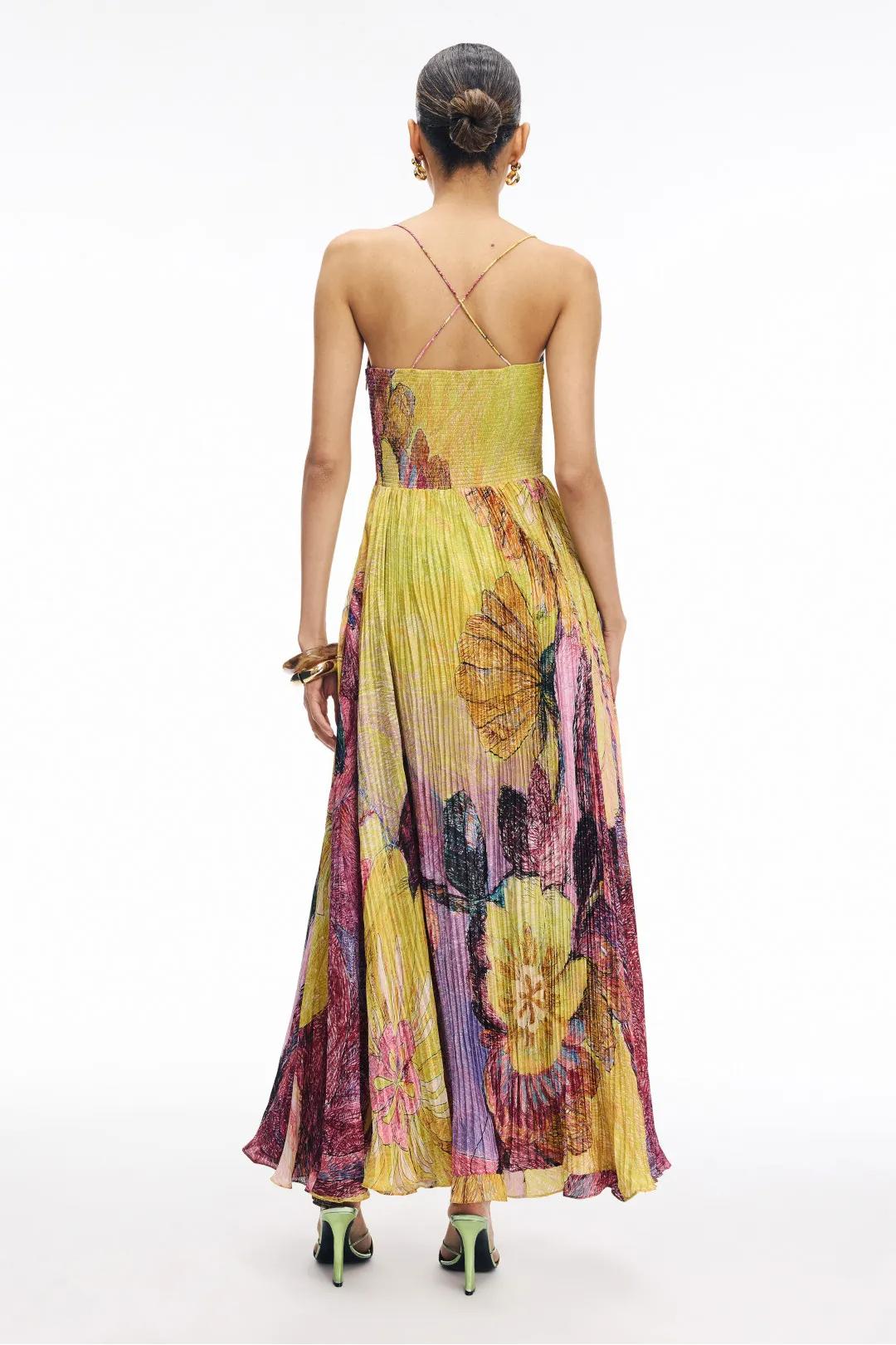 Jonalyn | Multicolored Ikat Print Maxi Dress