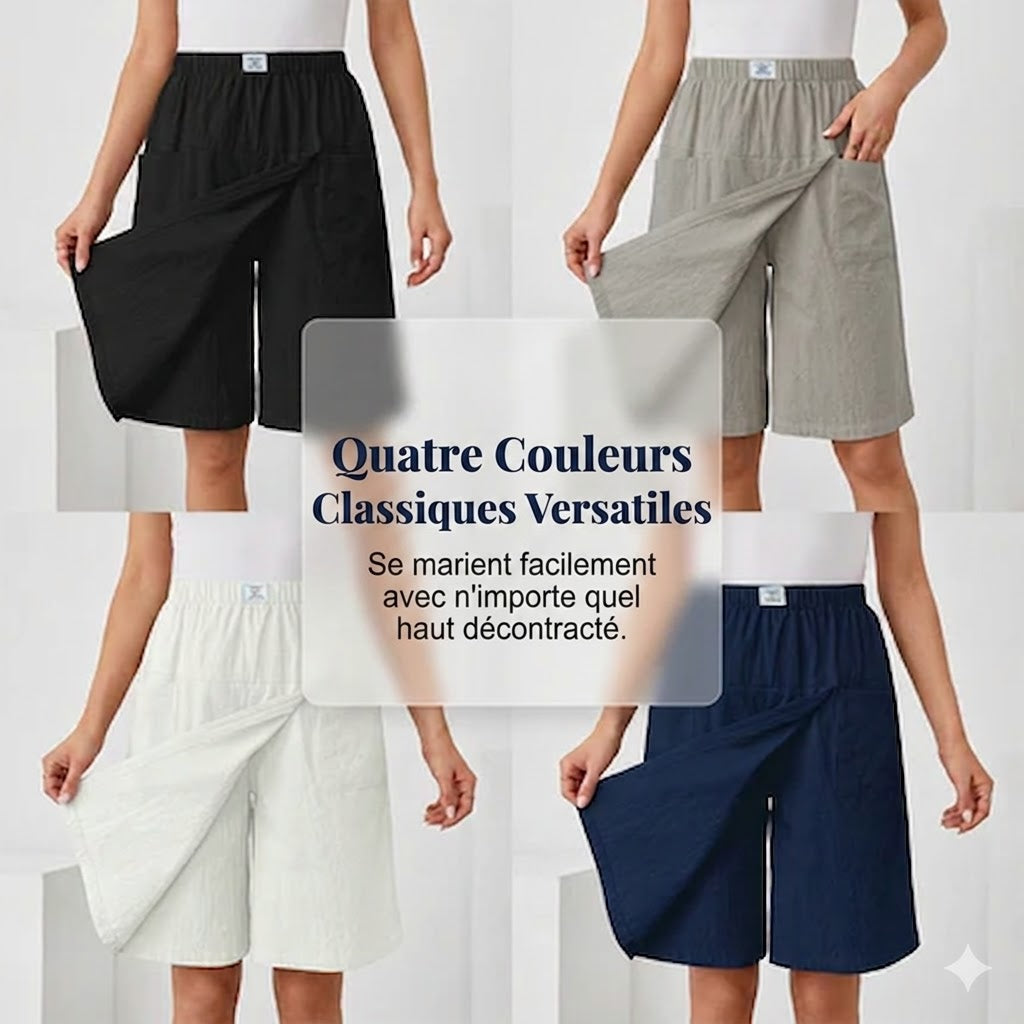 Libertine™ - Elastic Waist Skort with Pockets for Active Freedom