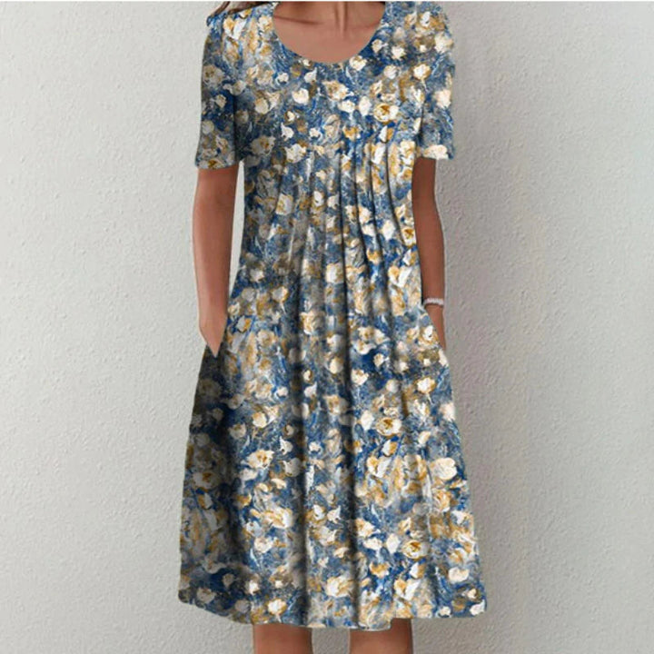 Samantha | Elegant Layered Tummy-Coverage Dress
