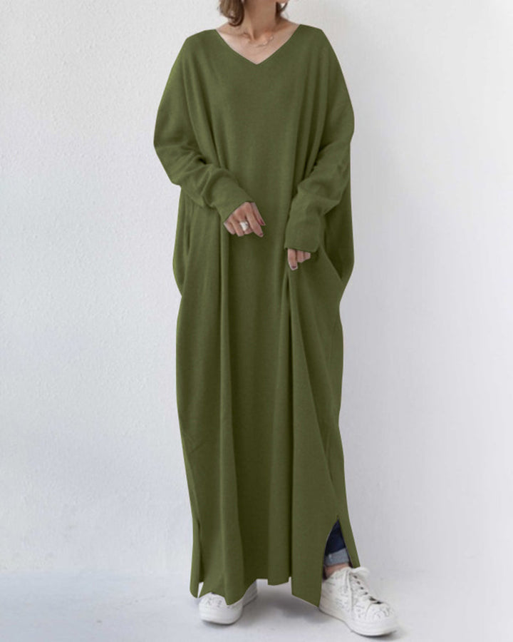 Myrtel | Elegant Casual V-Neck Dress