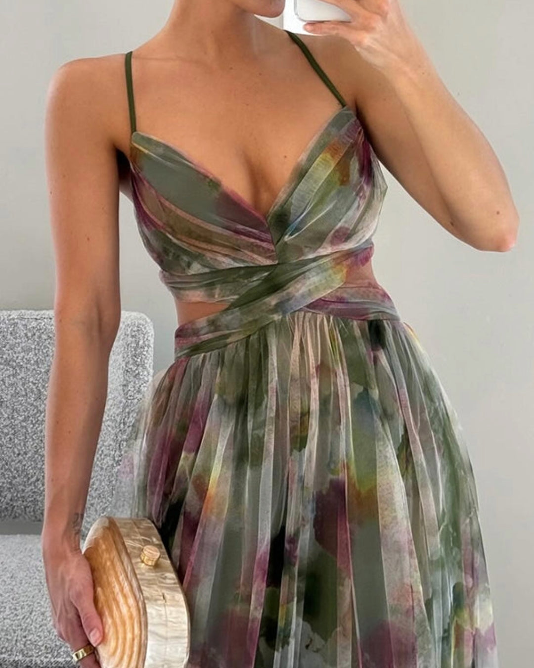 Alexa | Enchanting Floral Print Maxi Dress