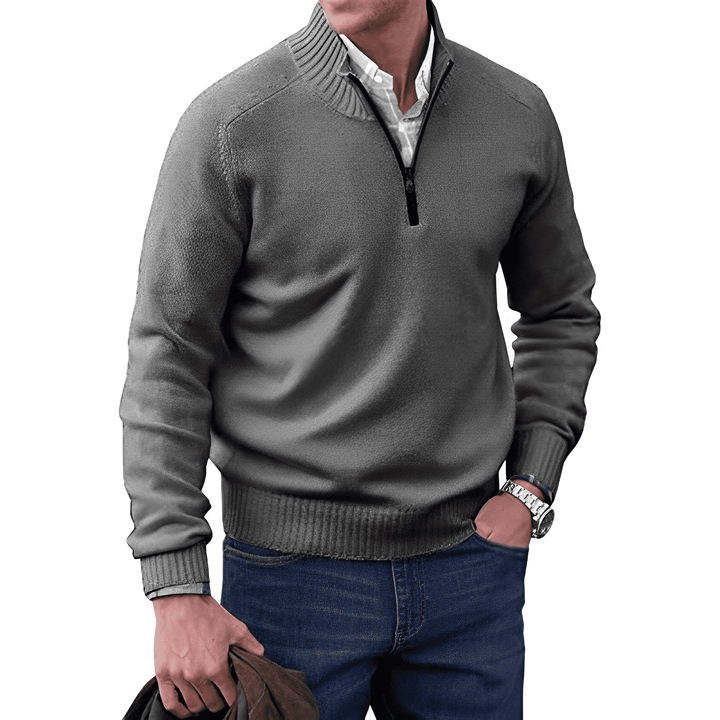 Luke™ | Polished Zip-Up Sweater
