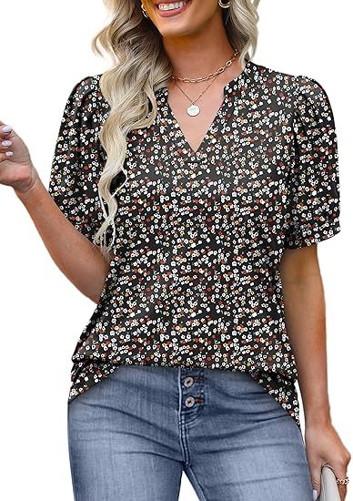 Thea | Vintage Floral Blouse