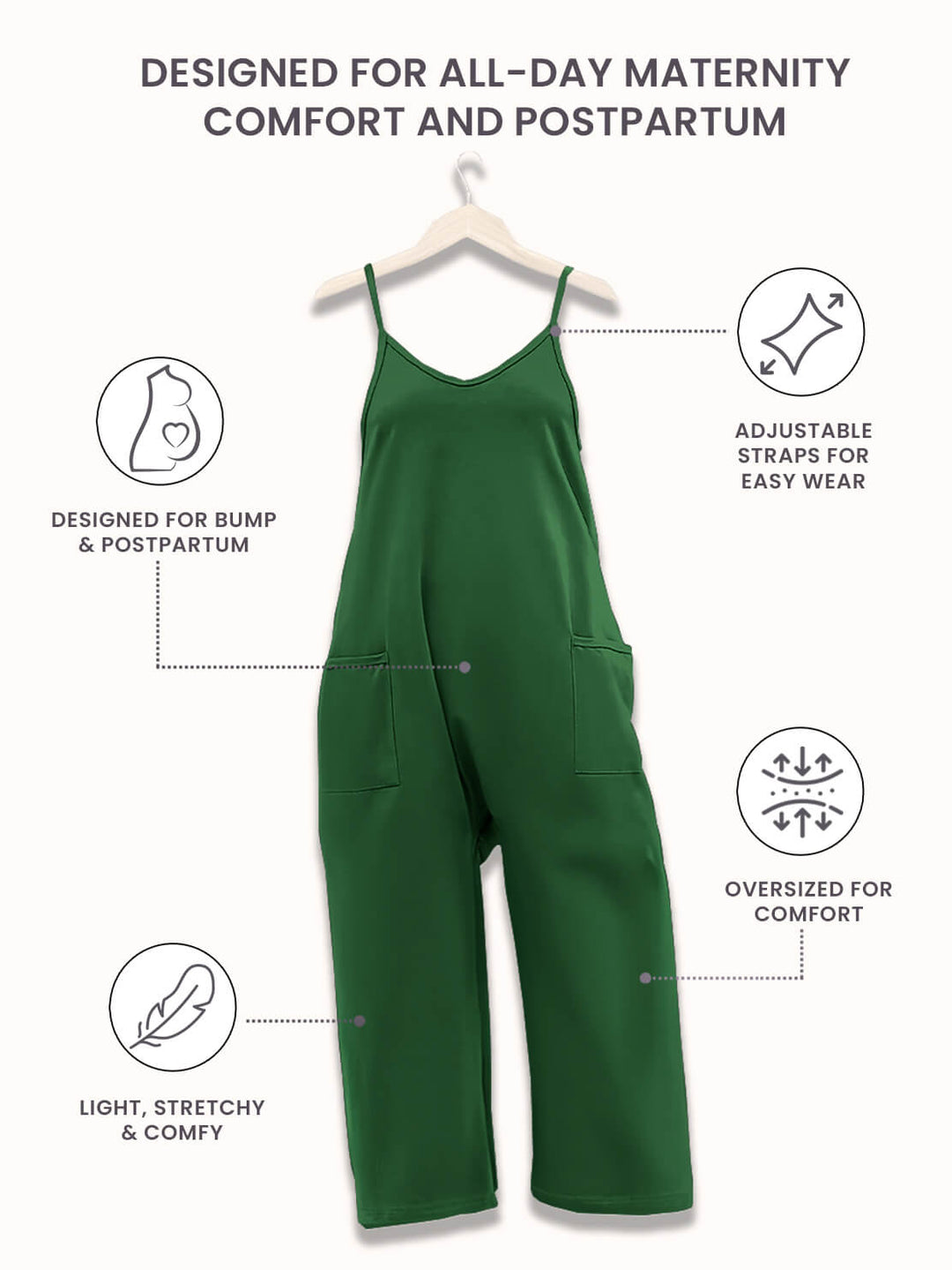Oversized Jumpsuit | Maternity & Postpartum