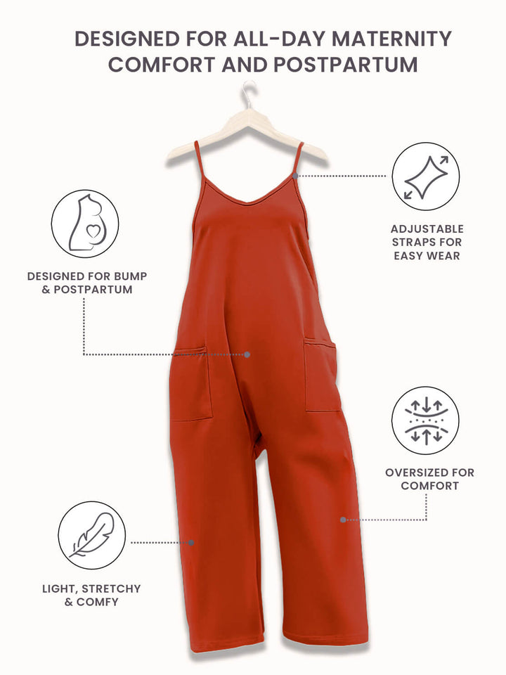 Oversized Jumpsuit | Maternity & Postpartum