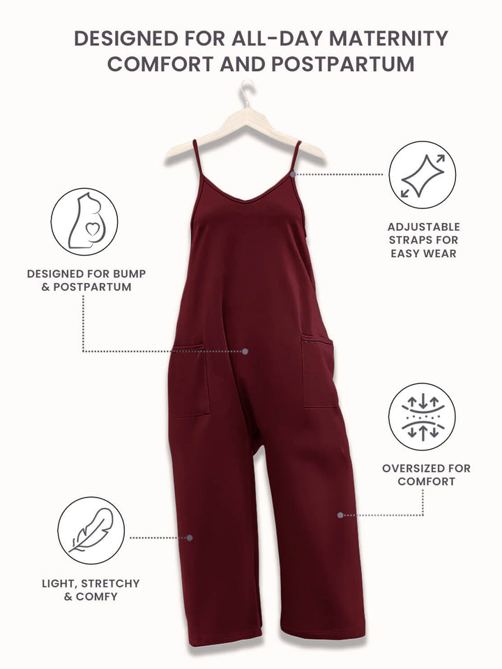 Oversized Jumpsuit | Maternity & Postpartum