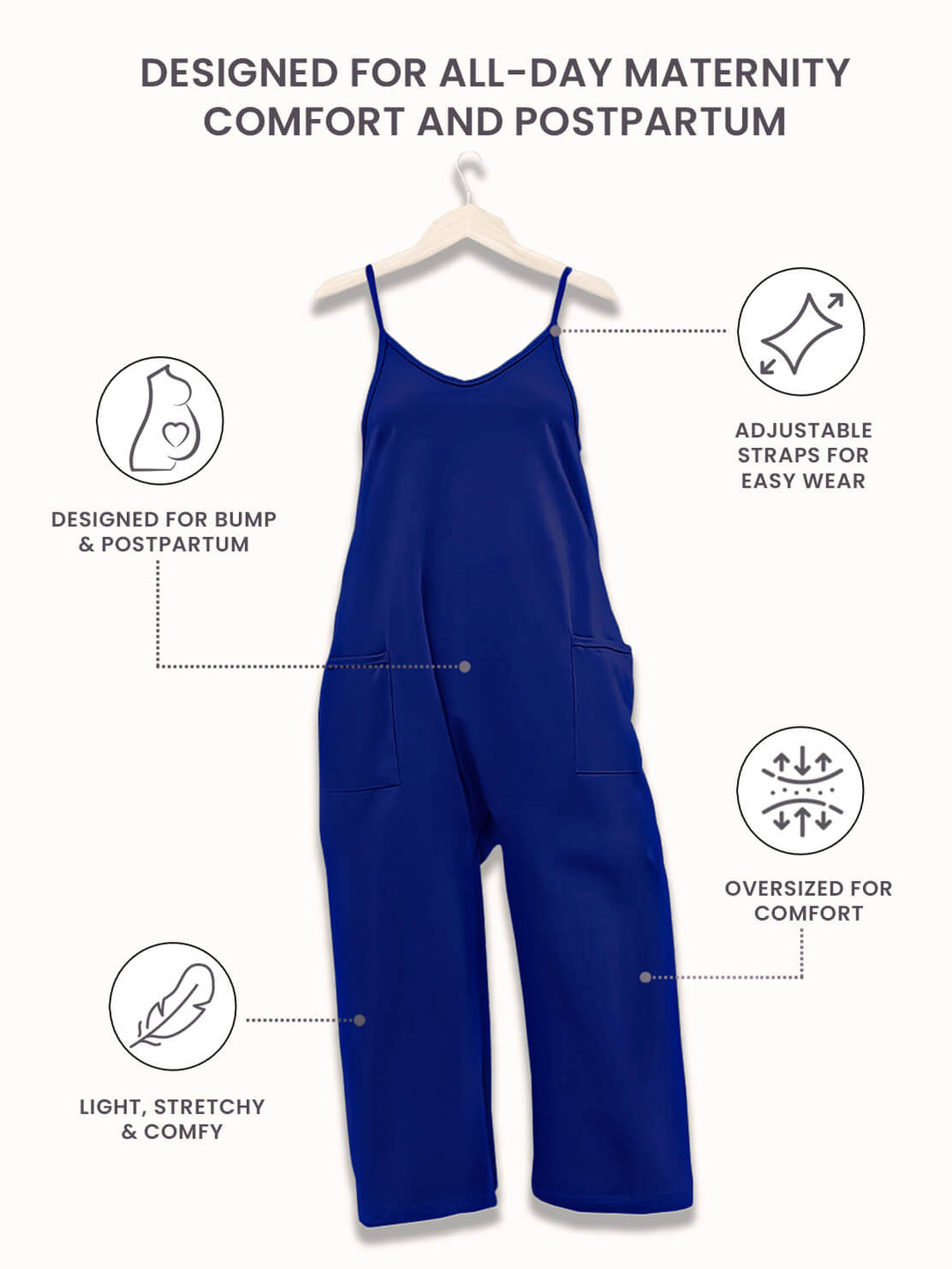 Oversized Jumpsuit | Maternity & Postpartum