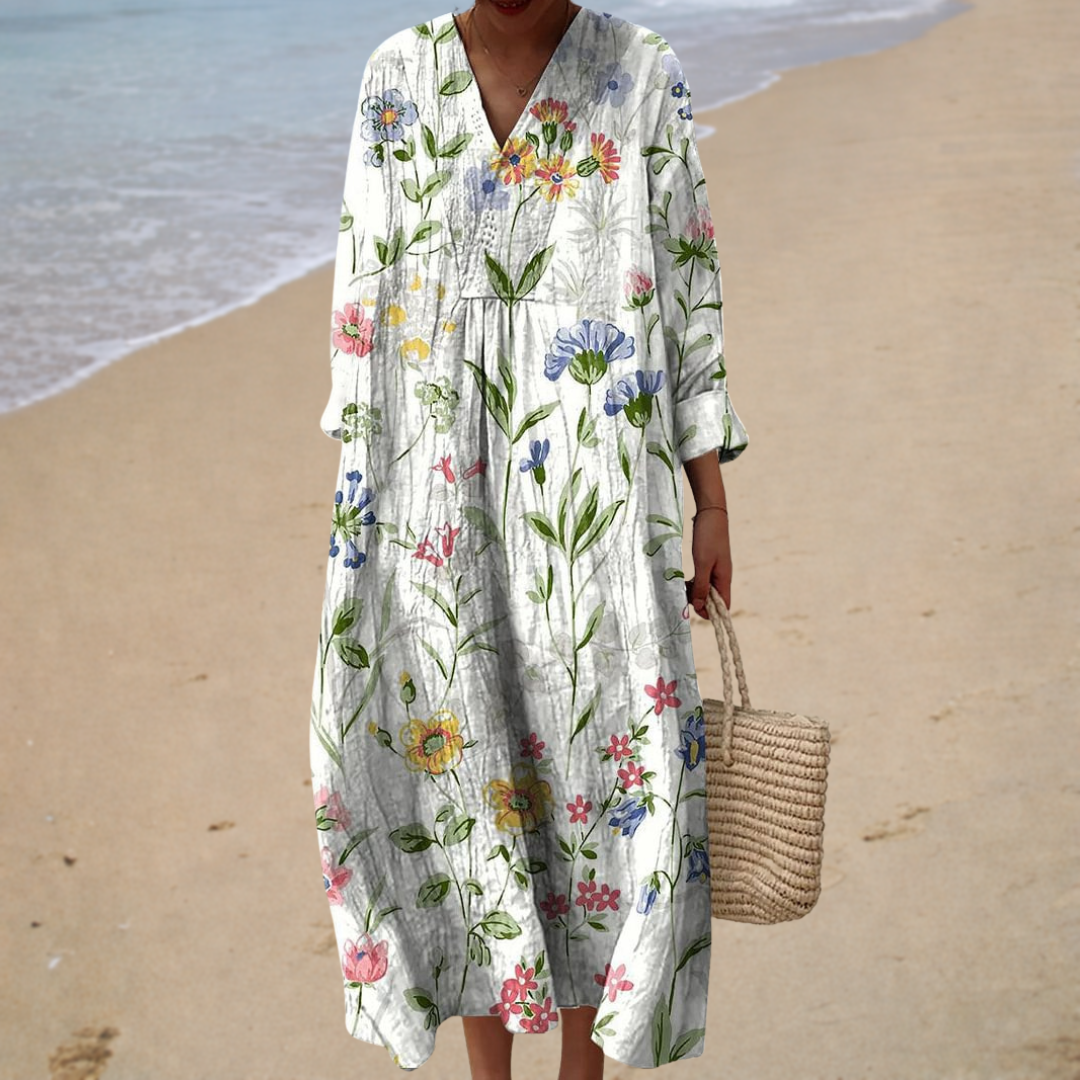 Summer Printed Dress that Highlights