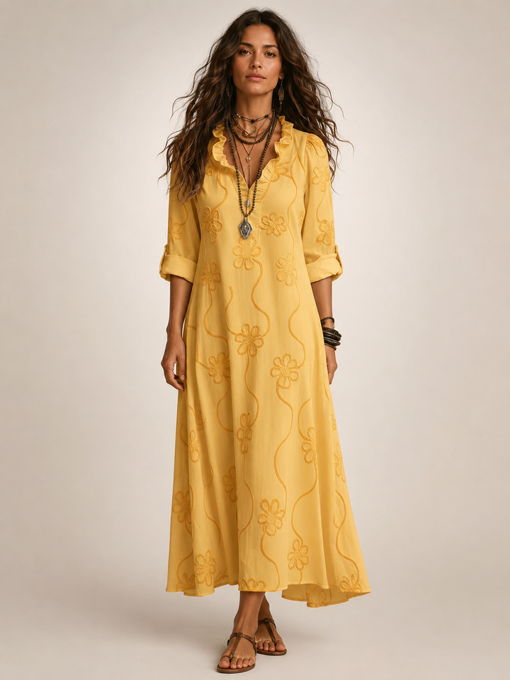 Merle | Tummy-Hiding Floral Summer Dress