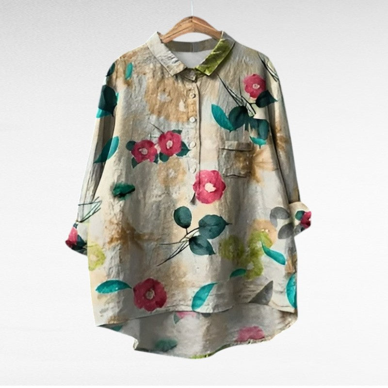 Solène | Chic Floral Top