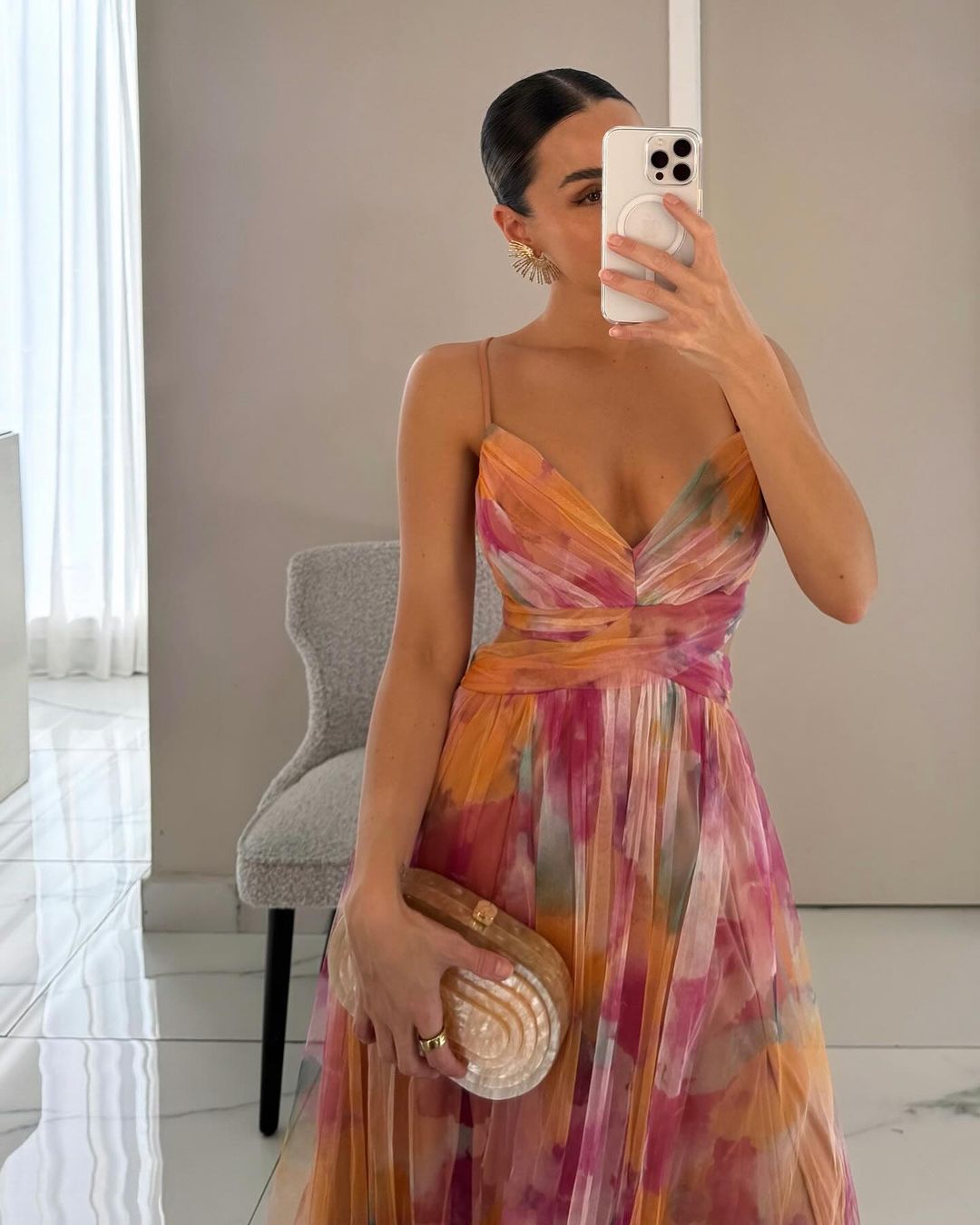 Alexa | Enchanting Floral Print Maxi Dress