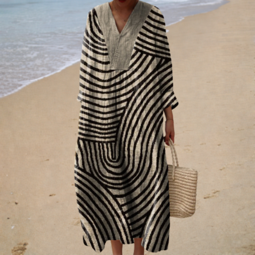 Flattering Summer Printed Dress