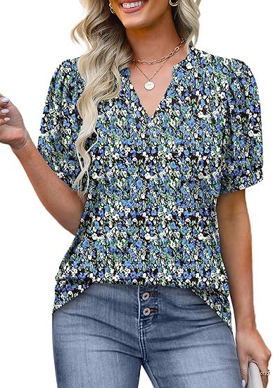 Thea | Vintage Floral Blouse