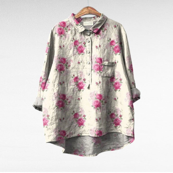 Séraphine | Elegant Floral Print Blouse