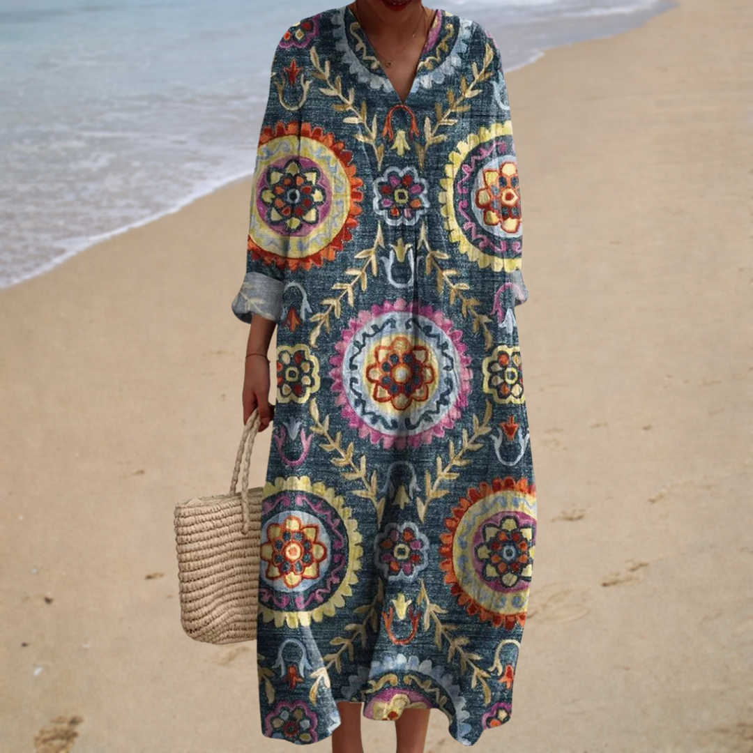 Summer Printed Dress that Highlights