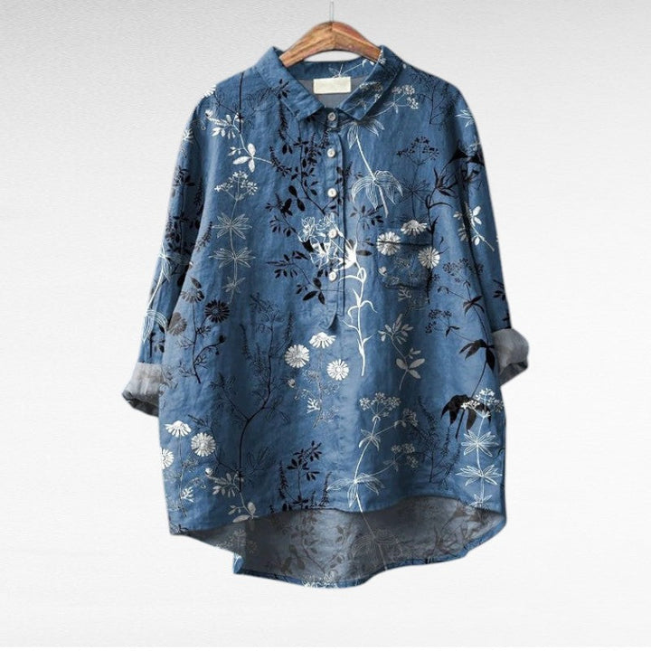 Séraphine | Elegant Floral Print Blouse