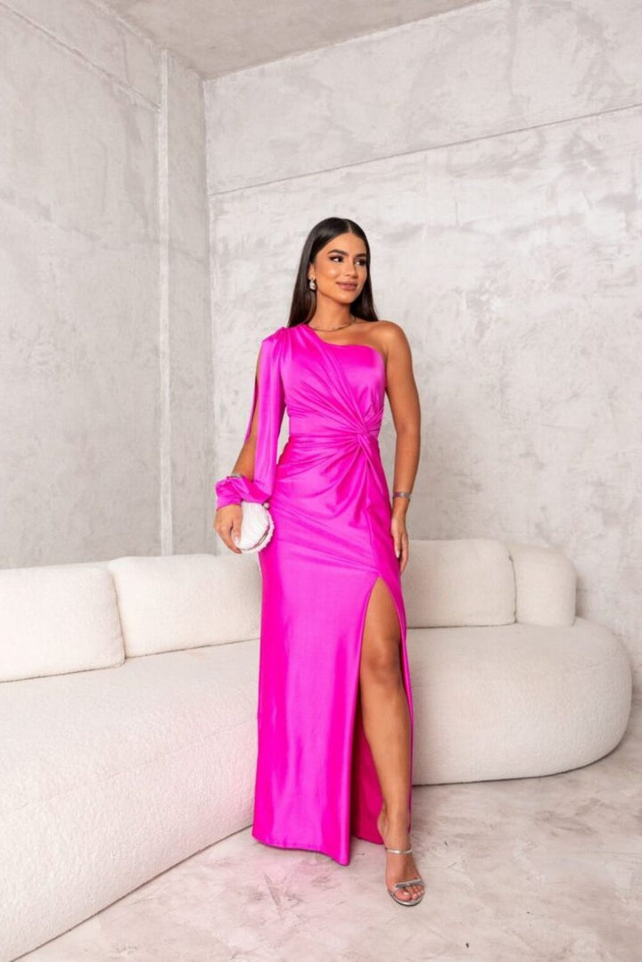 Mabel | Long Skirt Slit Dress