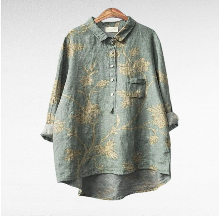 Séraphine | Elegant Floral Print Blouse