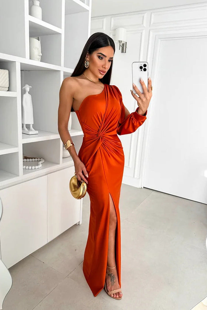 Mabel | Long Skirt Slit Dress