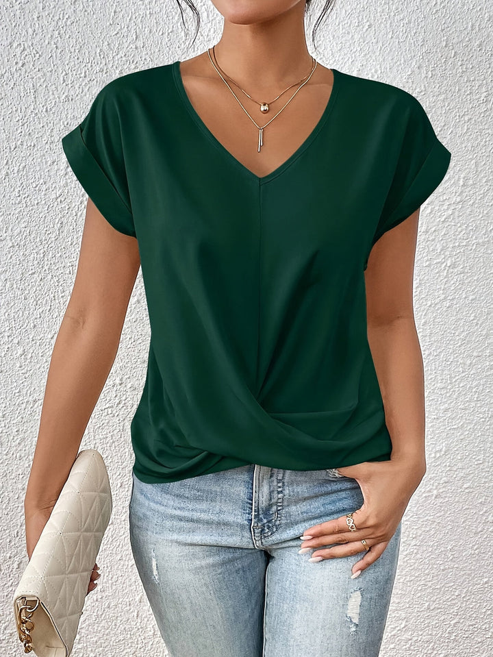 Scarlet | T-Shirt With V Neckline