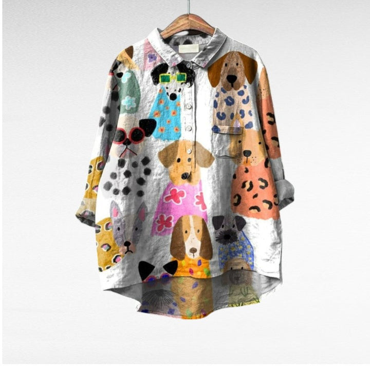 Lison | Fun Animal Print Top