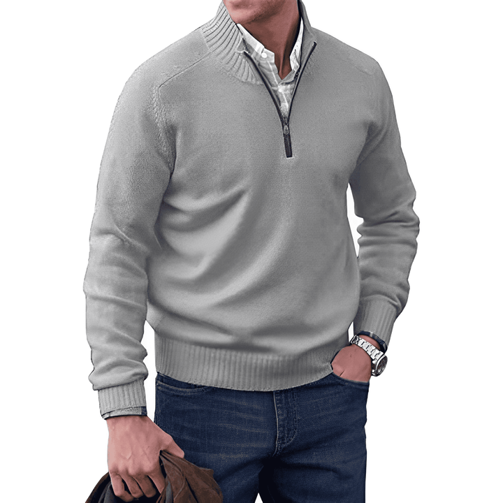 Luke™ | Polished Zip-Up Sweater