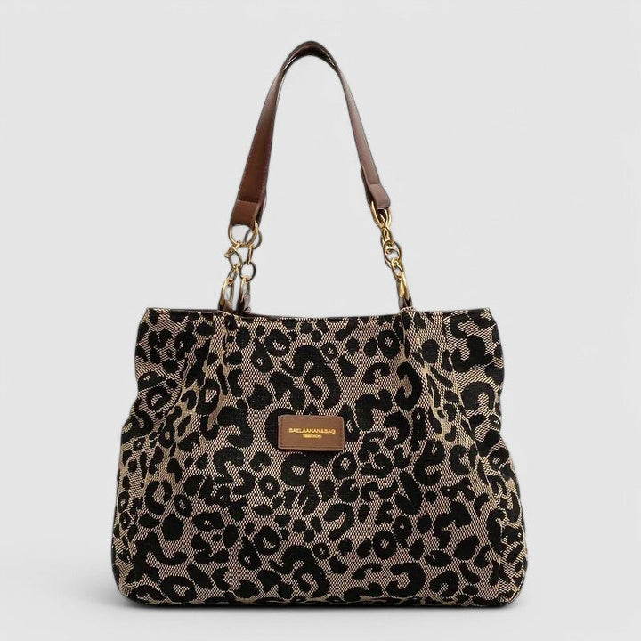 Aria | Leopard Canvas Tote