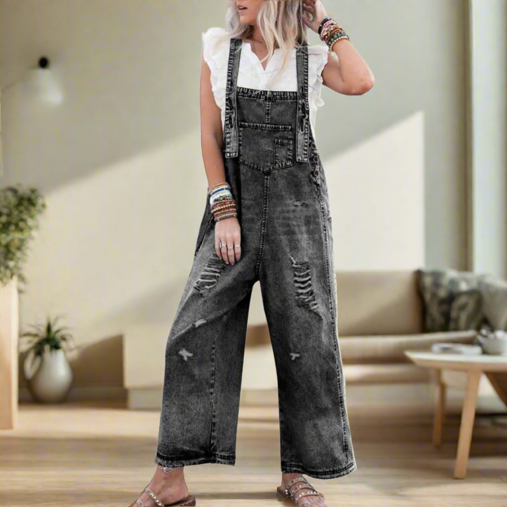 Shabby | Vintage Wash Adjustable Jumpsuit