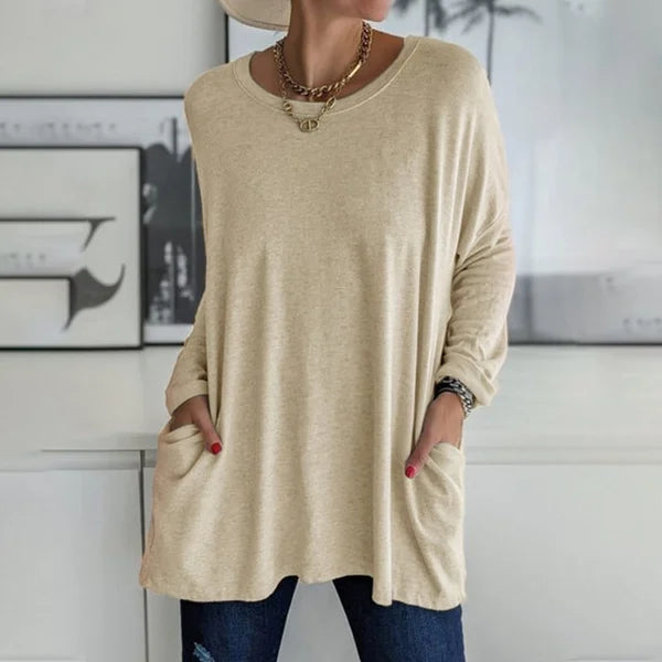 Marie | Relaxed Long Sleeve Top