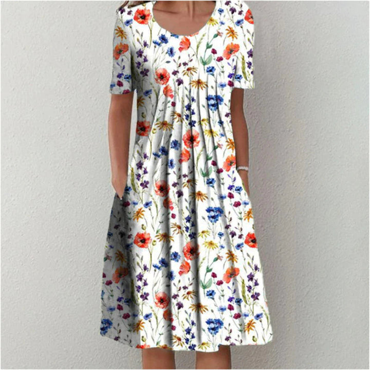 Samantha | Elegant Layered Tummy-Coverage Dress