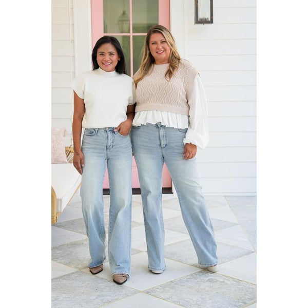 Karleen™ | High Rise Tummy Control Vintage Straight Cut Jeans