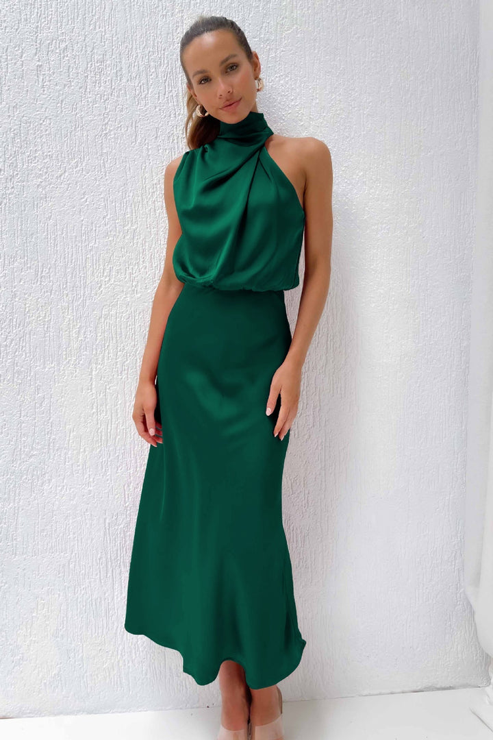 Alma | Halter Neck Dress