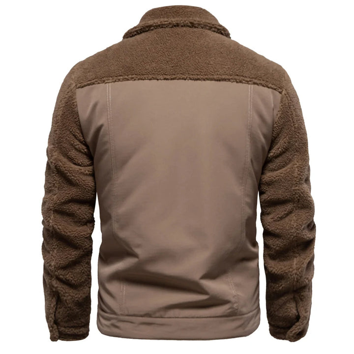 Godfrey™ | Fleece-Lined Sherpa Patchwork Jacket
