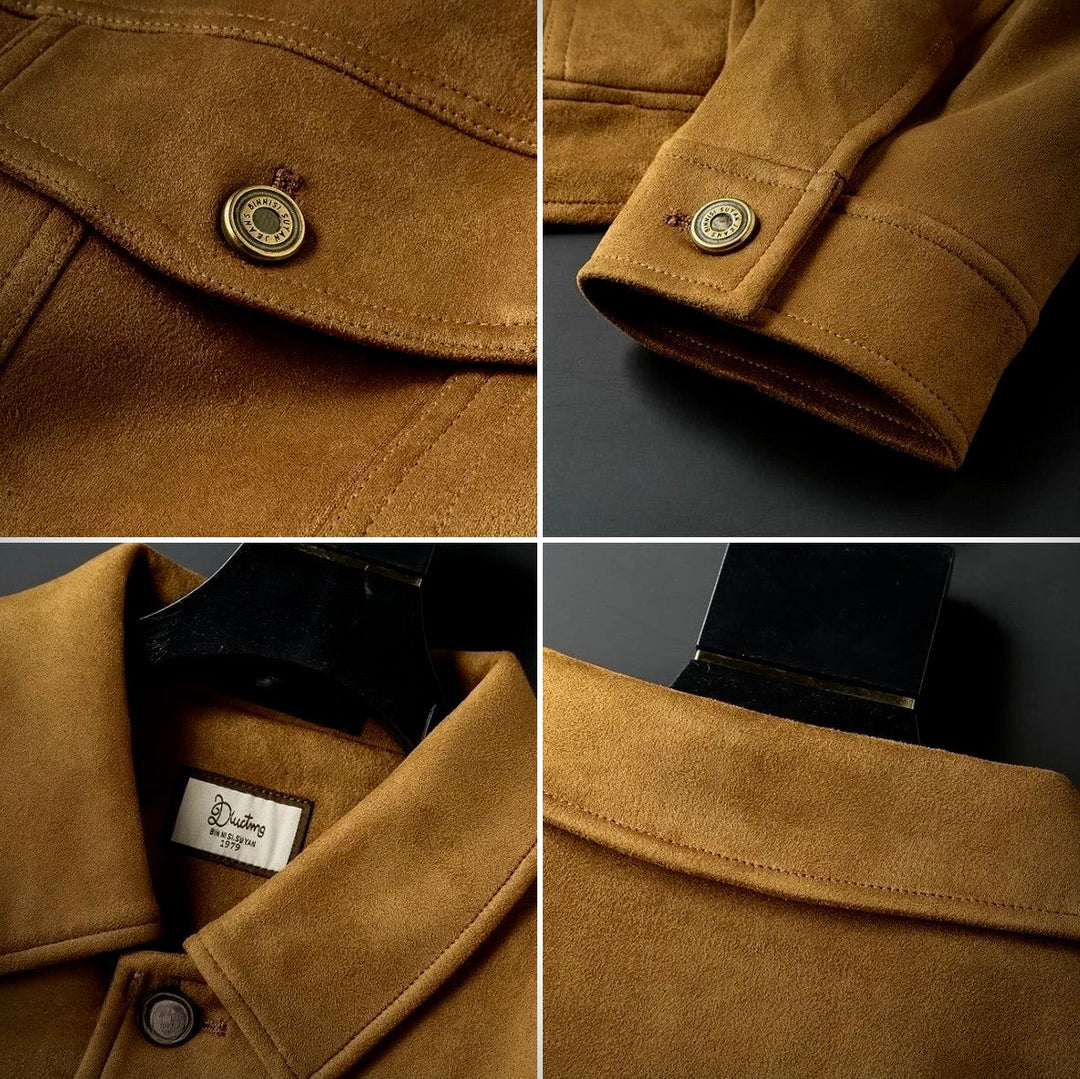 Gifford™ | Retro Style Suede Jacket