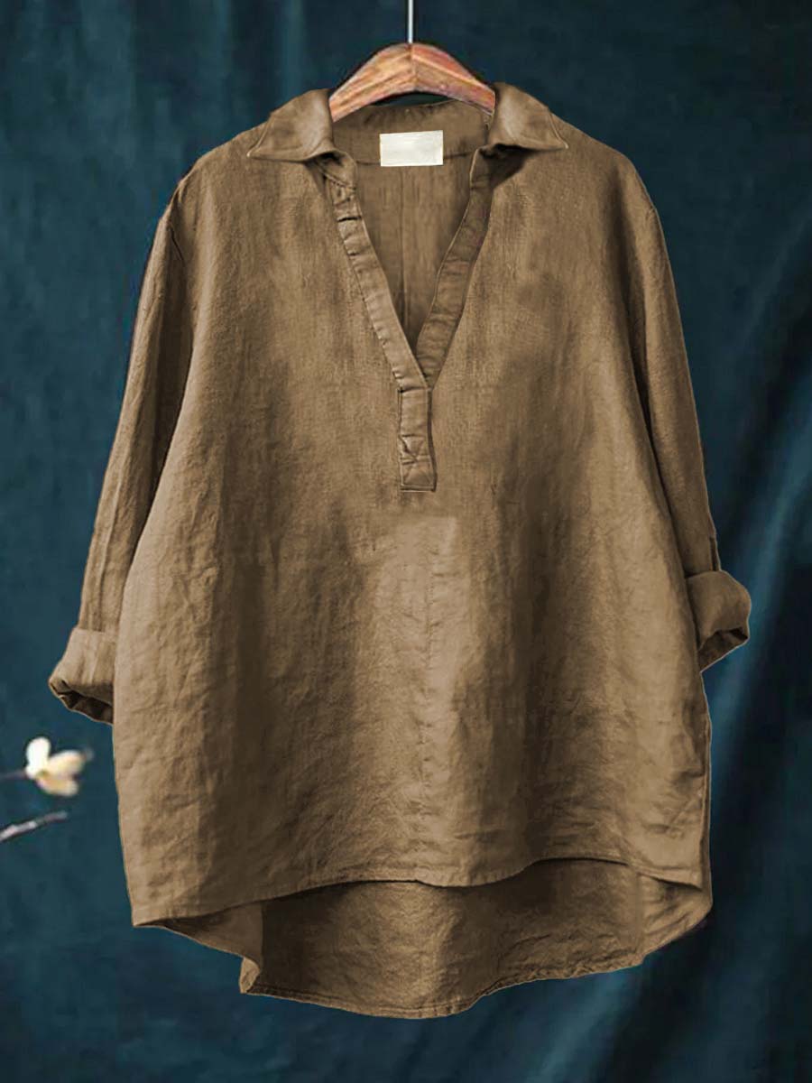 Andréa | Elegant Natural Blouse